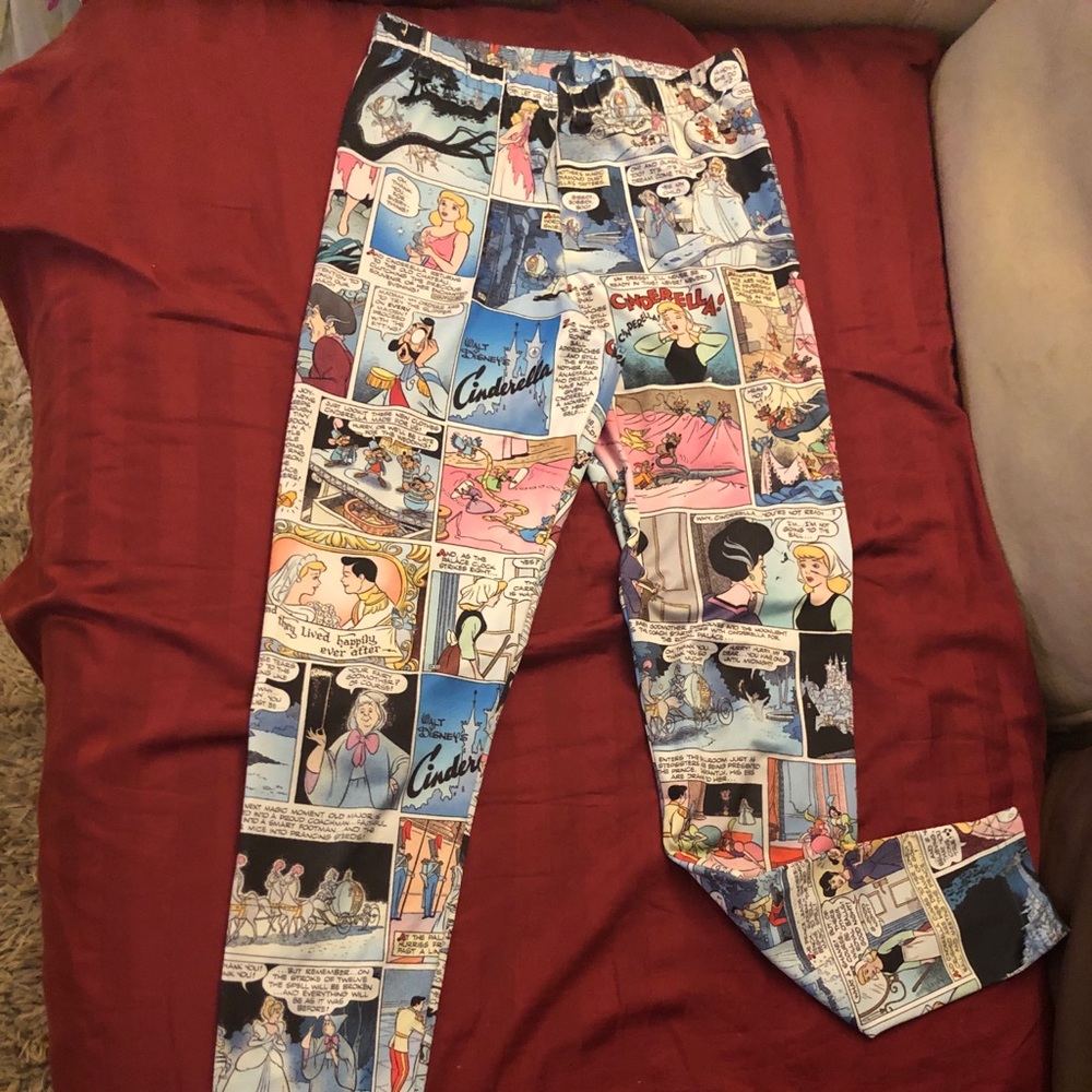 DISNEY Cinderella themed leggings size S